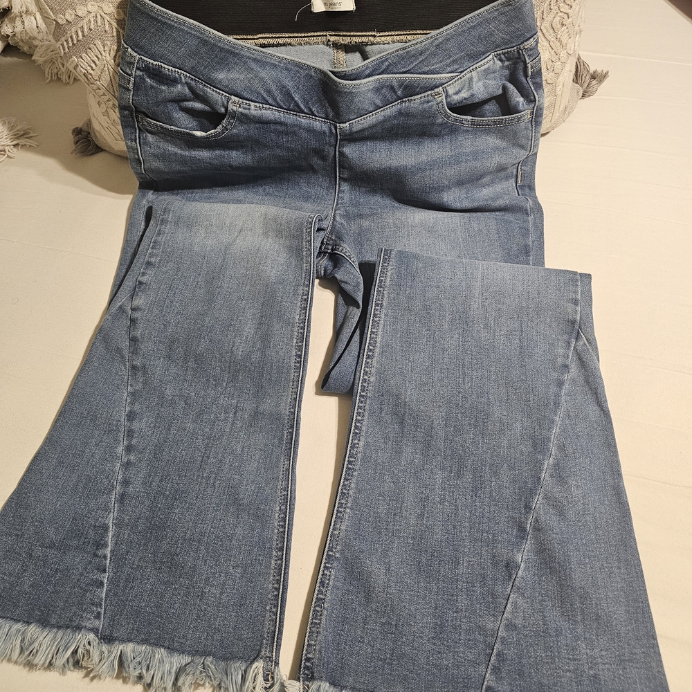 Women's Blue Flared Jeans